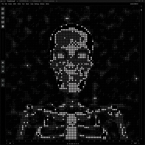 Glitch skeleton shrine animation